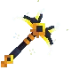 Golden Black Spitzhacke